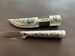 BABAKALE GÜMÜŞ BIÇAK(Çeyiz Bıçağı) 22cm