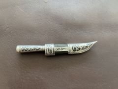 BABAKALE İŞÇİLİKLİ GÜMÜŞ BIÇAK